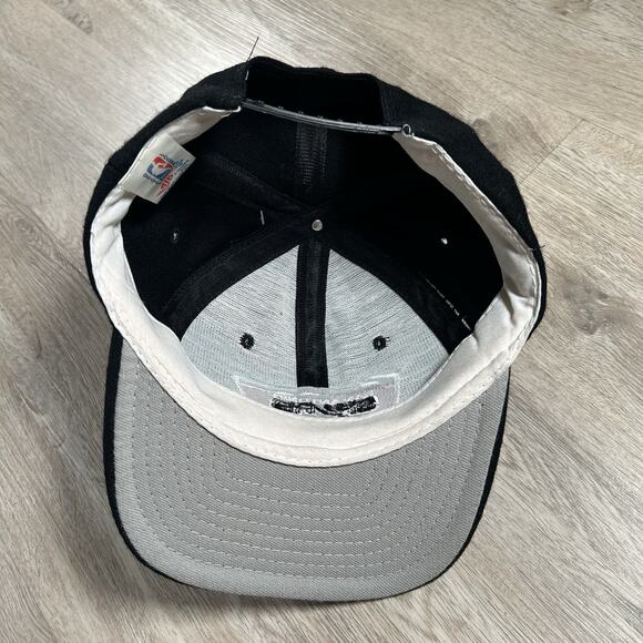 Vintage San Antonio Spurs David Robinson Hat NEW Snapback NBA AJD Black Wool Cap - Picture 3 of 7